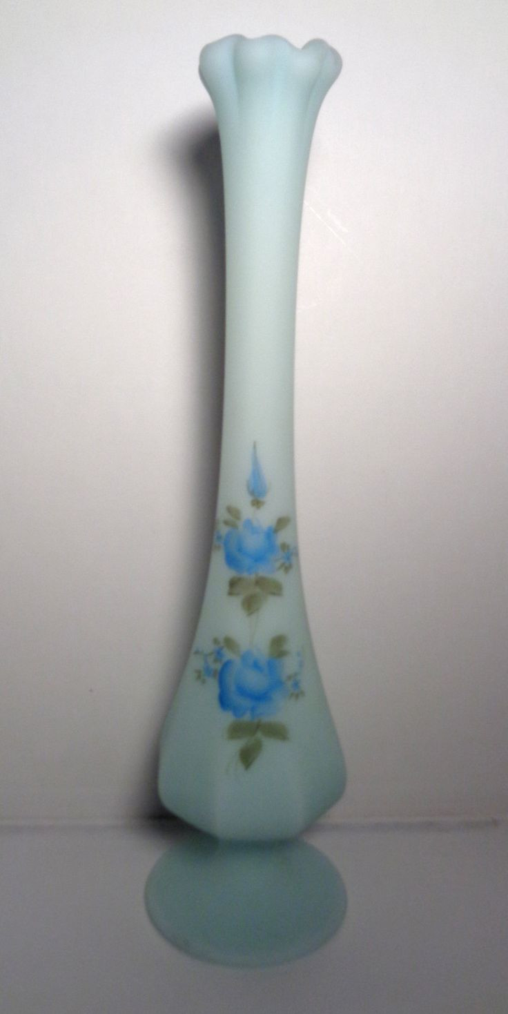 22 Unique Viking Amberina Glass Vase 2024 free download viking amberina glass vase of fenton art glass hand painted floral light blue vase 775quot tall throughout vintage fenton satin glass stretch vase artist signed c evans hand painted flowers 