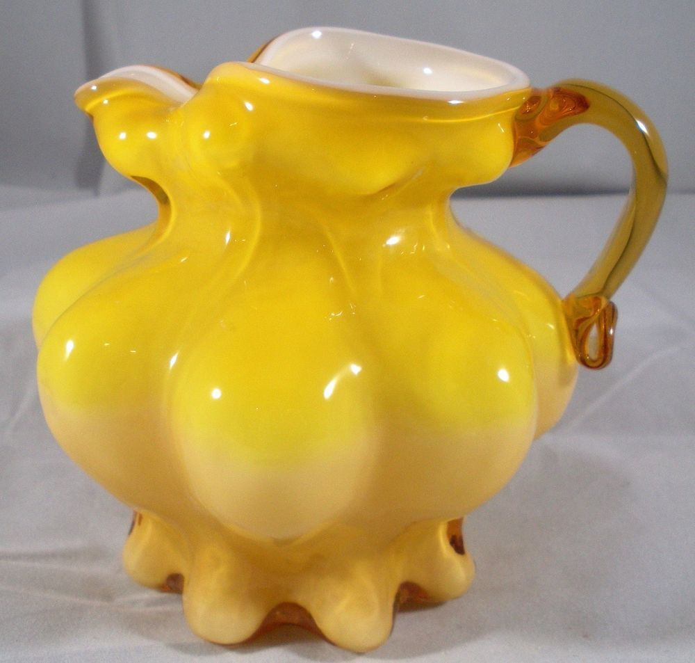 19 Famous Vintage Amber Crackle Glass Vase 2024 free download vintage amber crackle glass vase of antique victorian amberina art glass inverted baby thumbpr regarding vintage kanawha ribbed melon cased amber glass jug pitcher creamer ebay