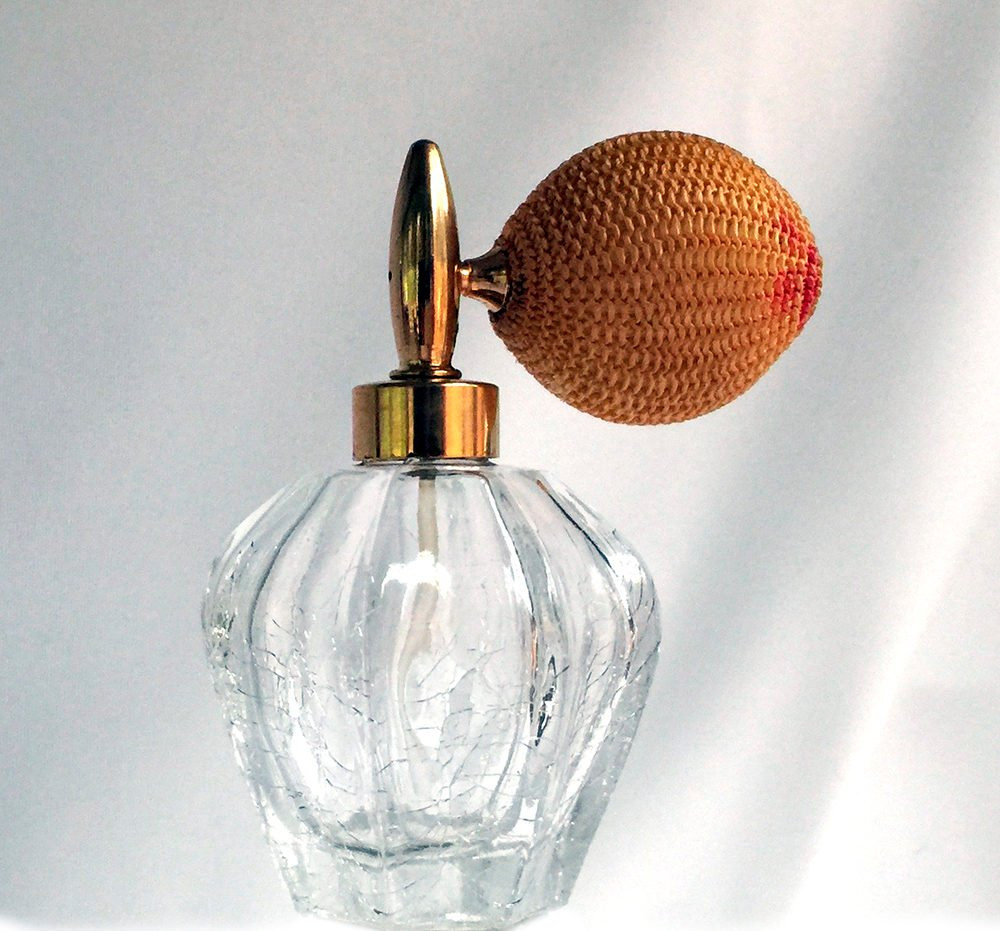 19 Famous Vintage Amber Crackle Glass Vase 2024 free download vintage amber crackle glass vase of perfume bottle vintage crackle glass bottle with brass and etsy regarding dc29fc294c28ezoom