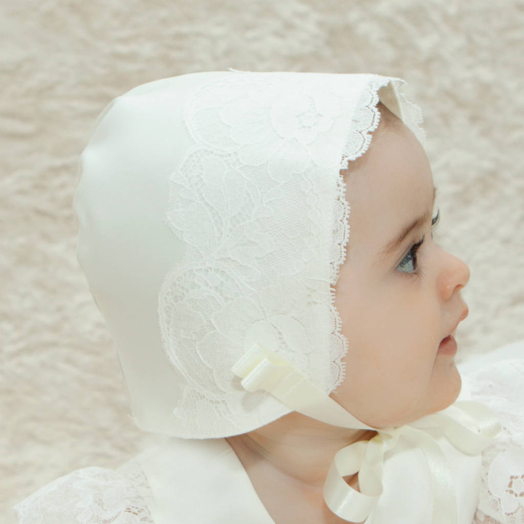 25 Nice Vintage Baby Head Vase 2024 free download vintage baby head vase of christening dress holly by adore baby notonthehighstreet com with holly satin and lace bonnet