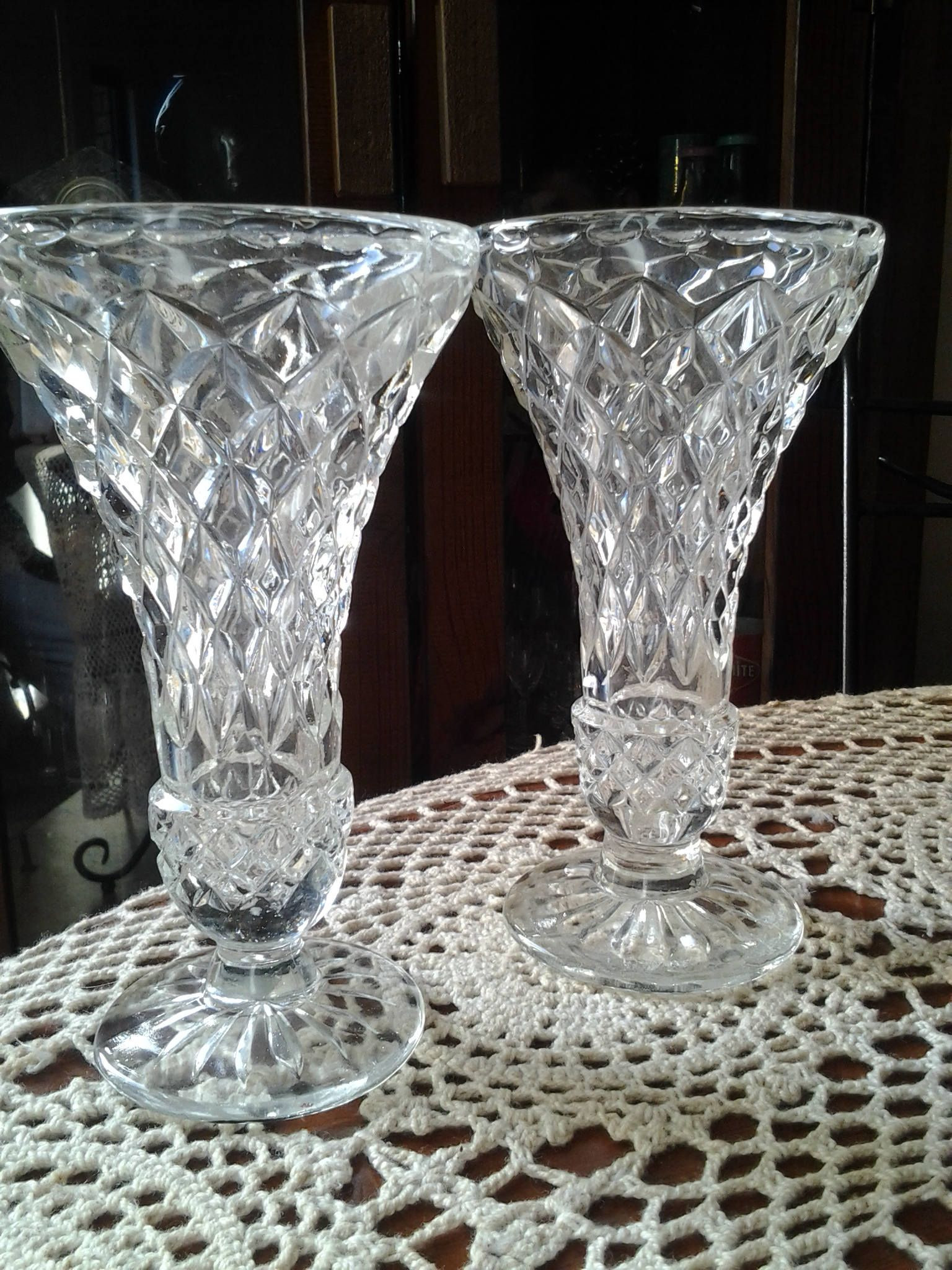 21 Unique Vintage Clear Glass Vases 2024 free download vintage clear glass vases of 1950s pair of on glass vase small posy vintage coloured and regarding 1950s pair of on glass vase small posy