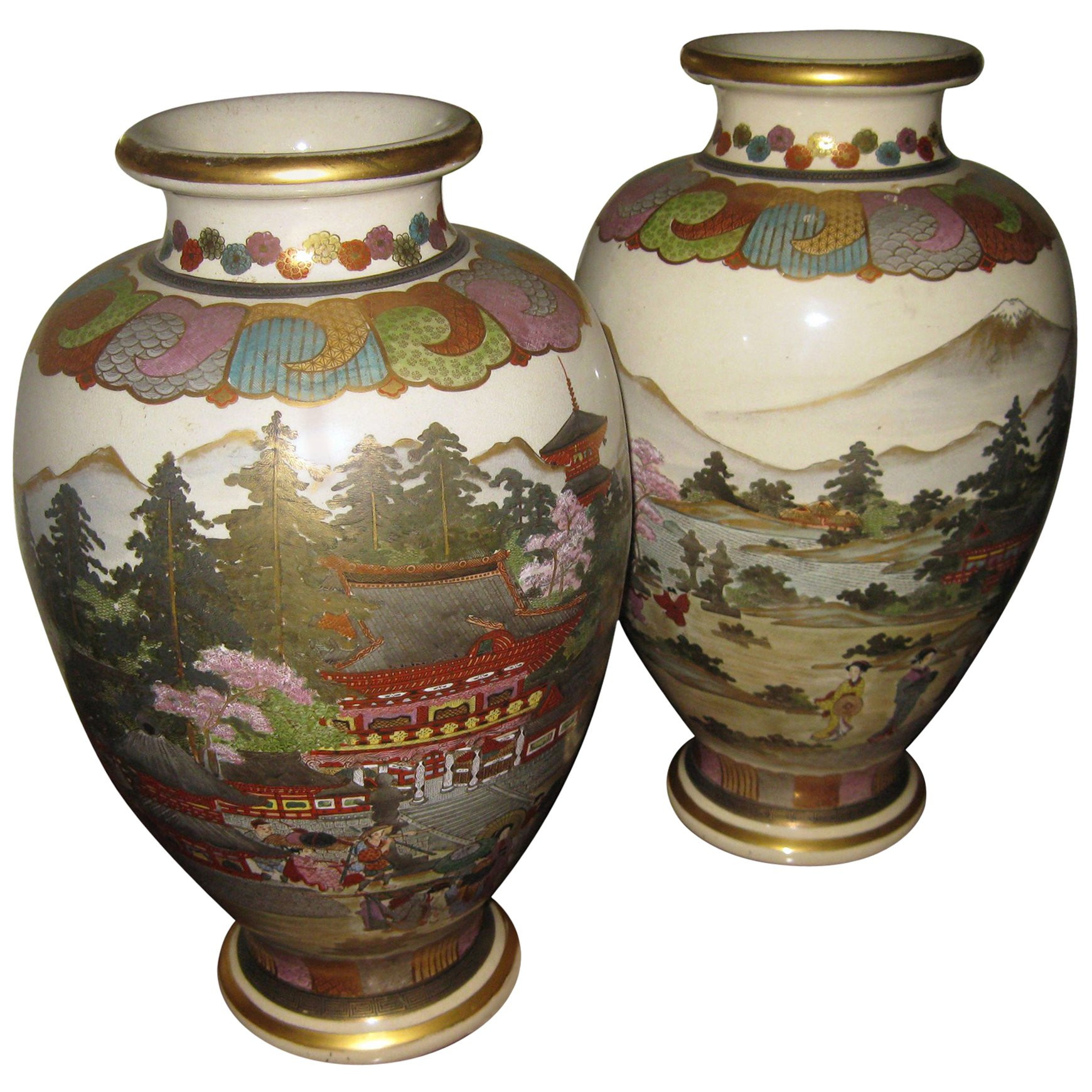 23 attractive Vintage Japanese Satsuma Vase 2024 free download vintage japanese satsuma vase of early 20th century pair of japanese satsuma vases in painted ceramic pertaining to early 20th century pair of japanese satsuma vases in painted ceramic for s