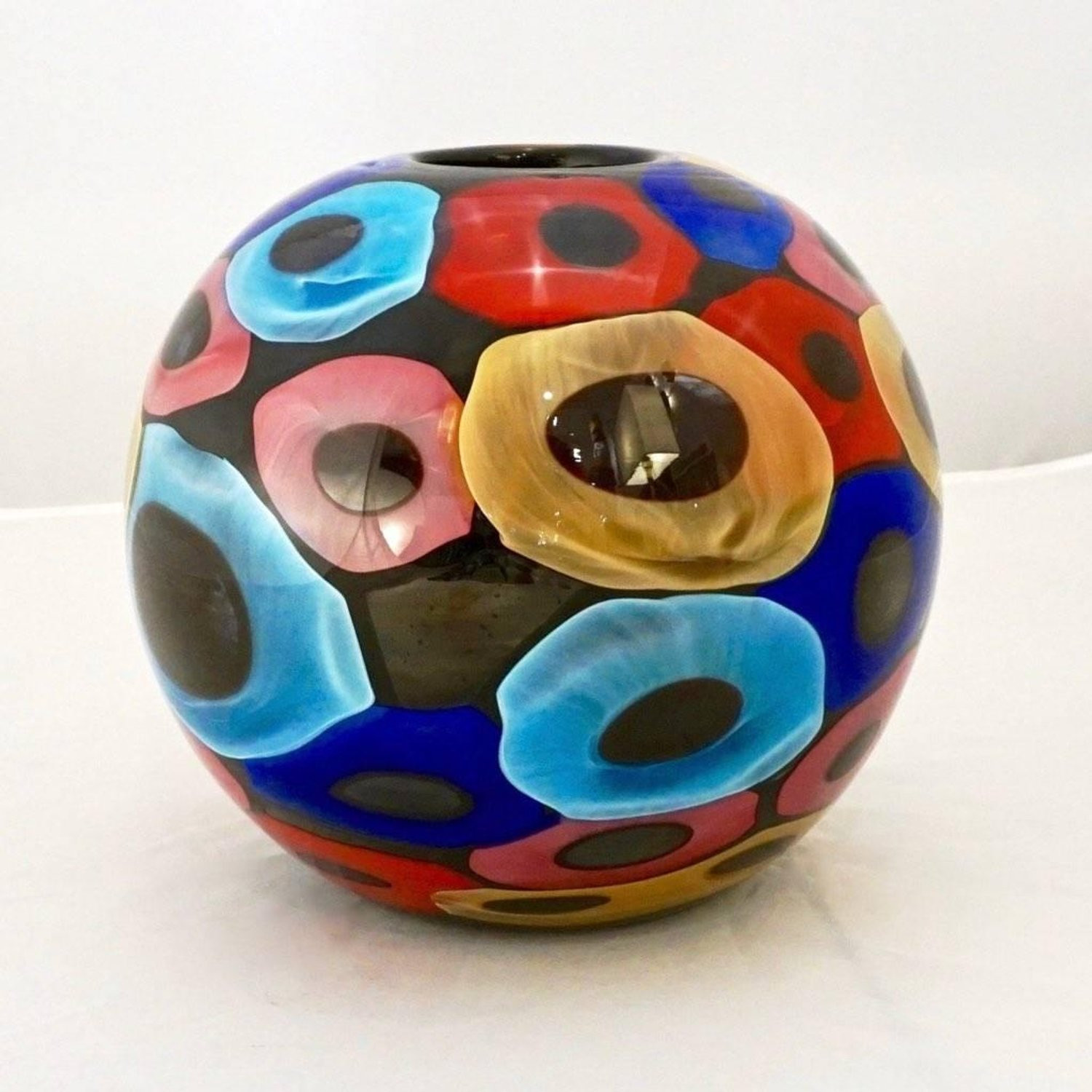 25 Spectacular Vintage Murano Glass Vase 2024 free download vintage murano glass vase of camozzo 1990 modern black azure blue red pink yellow murano glass throughout camozzo 1990 modern black azure blue red pink yellow murano glass vases for sale at 