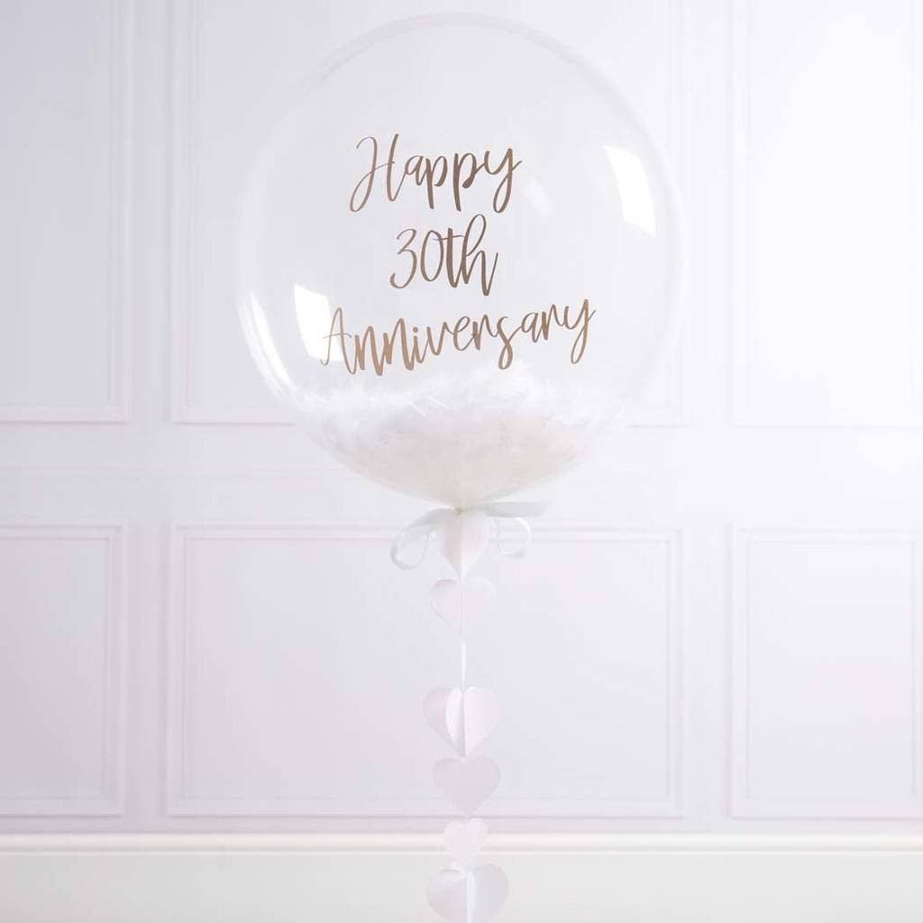 27 Stylish Vintage Pearl China Co Vase 2024 free download vintage pearl china co vase of personalised pearl anniversary feather balloon by bubblegum balloons within personalised pearl anniversary feather balloon