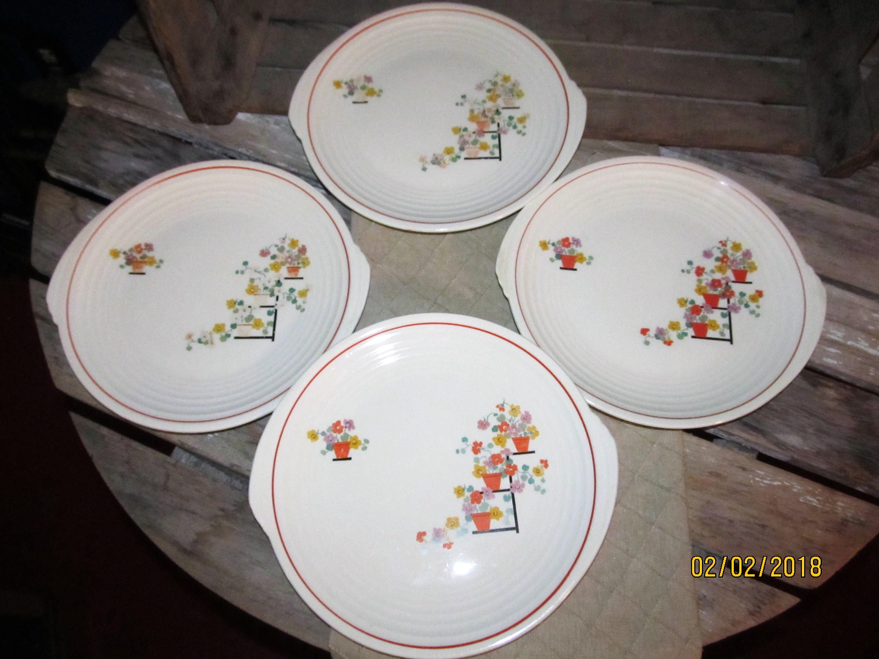 27 Stylish Vintage Pearl China Co Vase 2024 free download vintage pearl china co vase of set of 4 vintage edwin m knowles china co semi vitreous dinner throughout set of 4 vintage edwin m knowles china co semi vitreous dinner plates 39 2