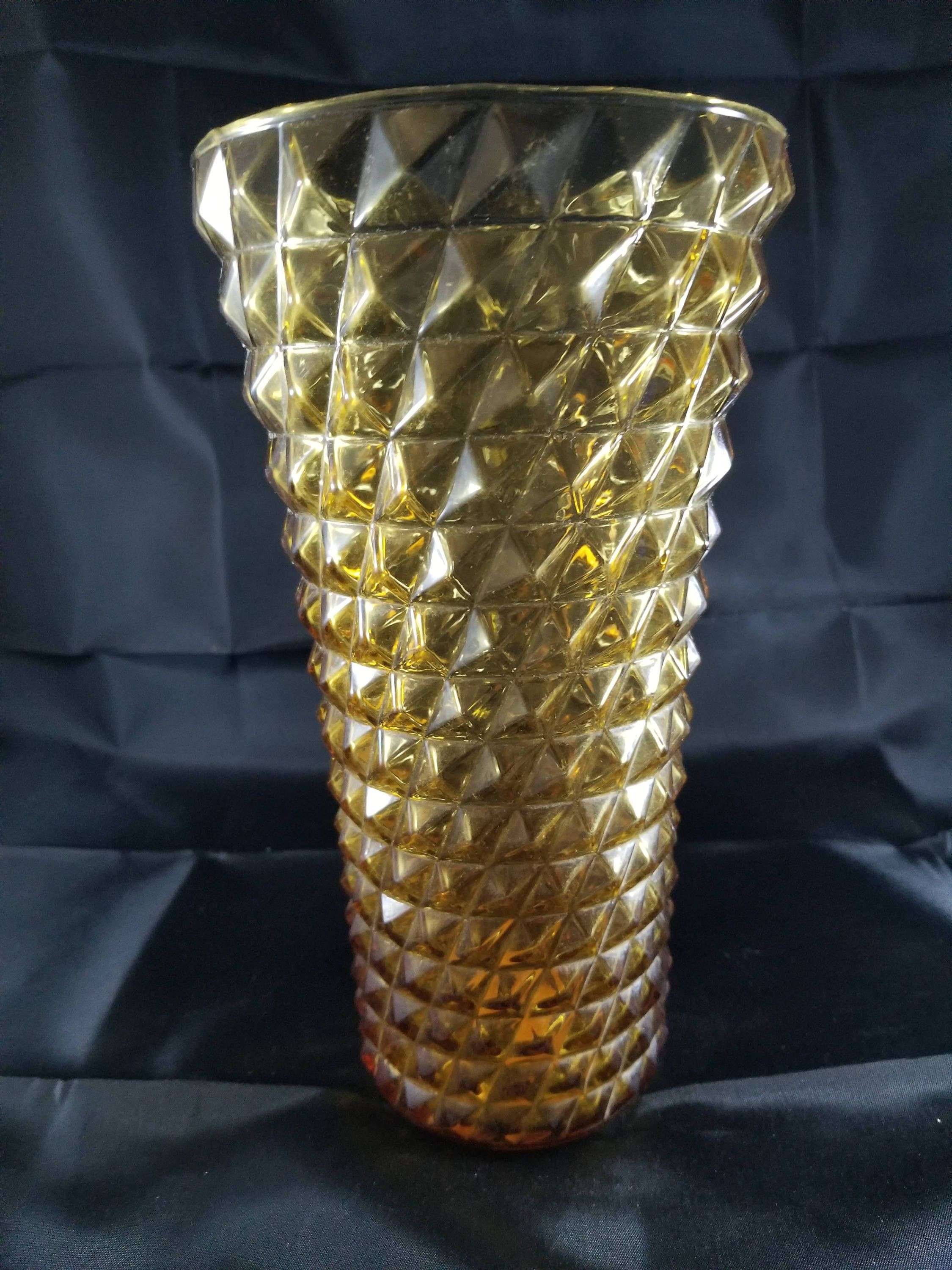 27 Amazing Vintage Ribbed Glass Vase 2024 free download vintage ribbed glass vase of large rare vintage rossini genuine empoli glass amber hobnail italy inside large rare vintage rossini genuine empoli glass amber hobnail italy 9 75tall 5 50 wide