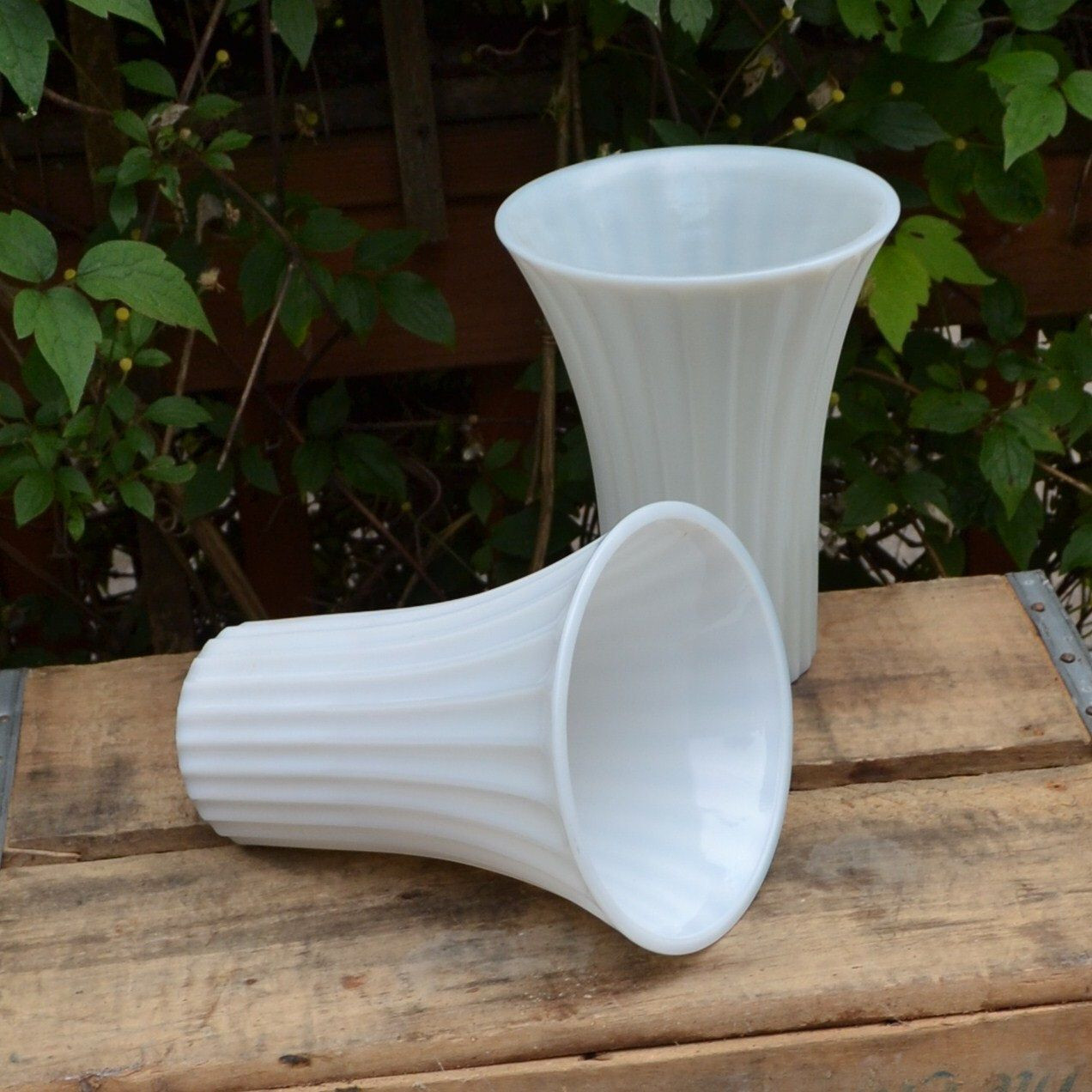 27 Amazing Vintage Ribbed Glass Vase 2024 free download vintage ribbed glass vase of pair of large milk glass vases modern chic royal hill vintage throughout pair of large milk glass vases modern chic royal hill vintage