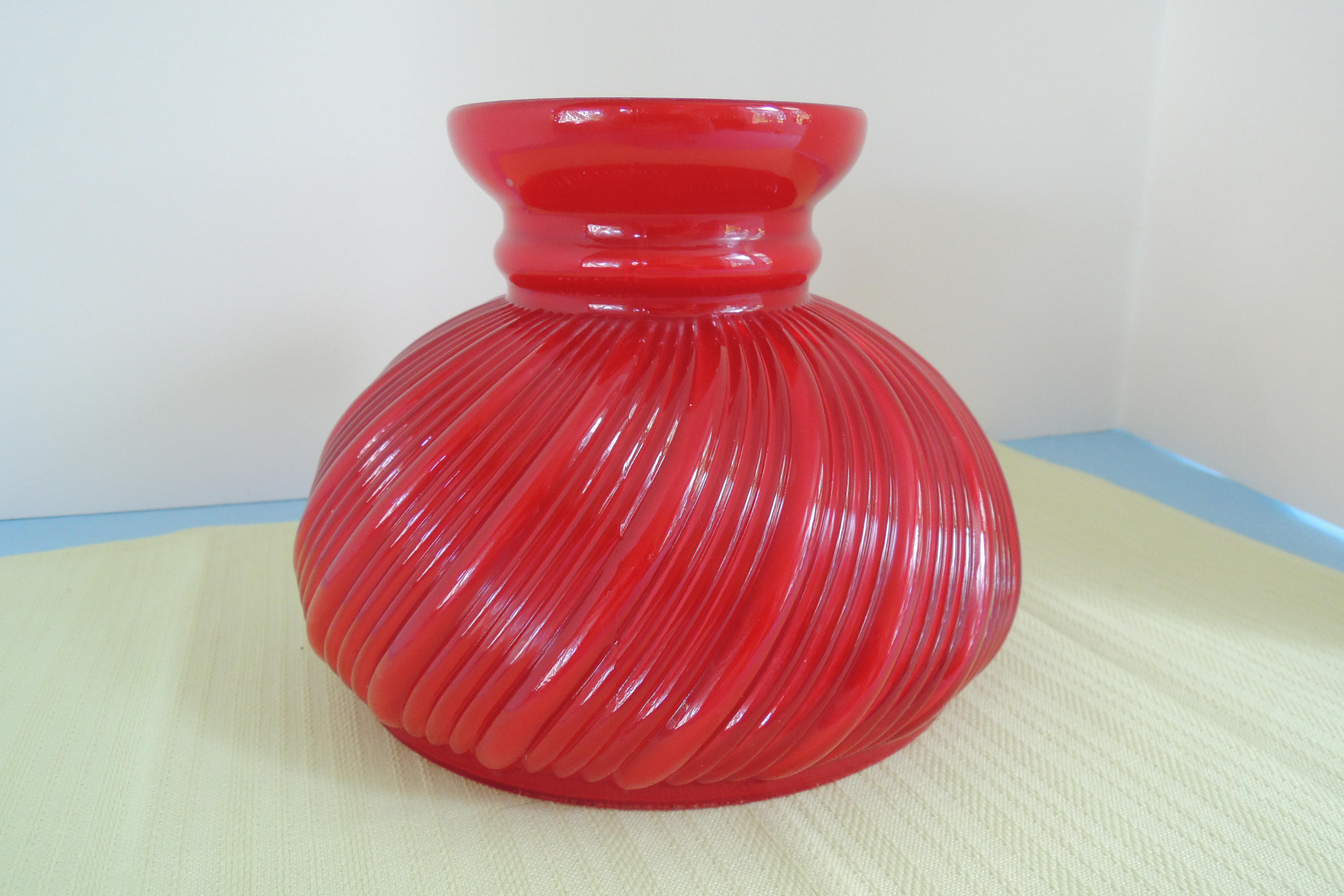 27 Amazing Vintage Ribbed Glass Vase 2024 free download vintage ribbed glass vase of sale vintage red swirl ribbed student lamp glass shade ruby intended for dc29fc294c28ezoom