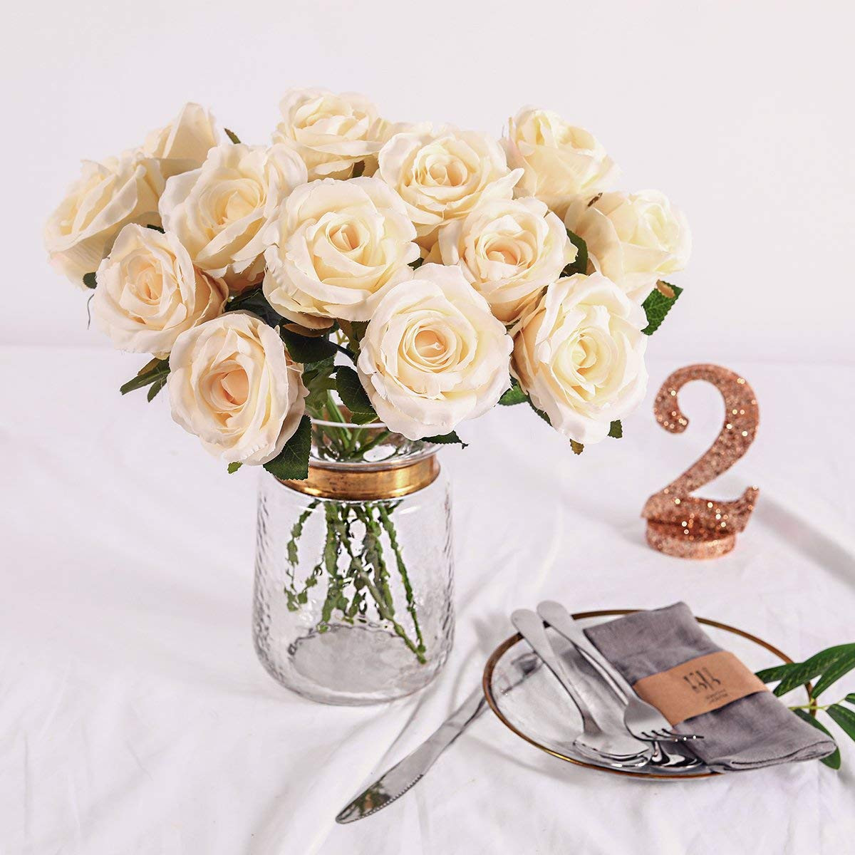 17 Popular Vintage Silver Flower Vases 2024 free download vintage silver flower vases of amazon com party joy vintage artificial silk rose flower bouquet regarding amazon com party joy vintage artificial silk rose flower bouquet wedding party home 