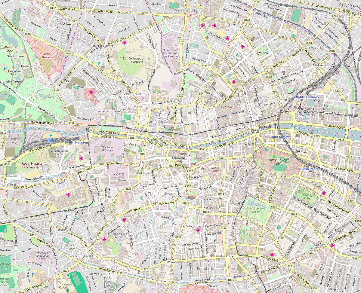 11 Best Waterford Eastbridge Vase 2024 free download waterford eastbridge vase of croke park wikipedia regarding 1200px open street map central dublin svg