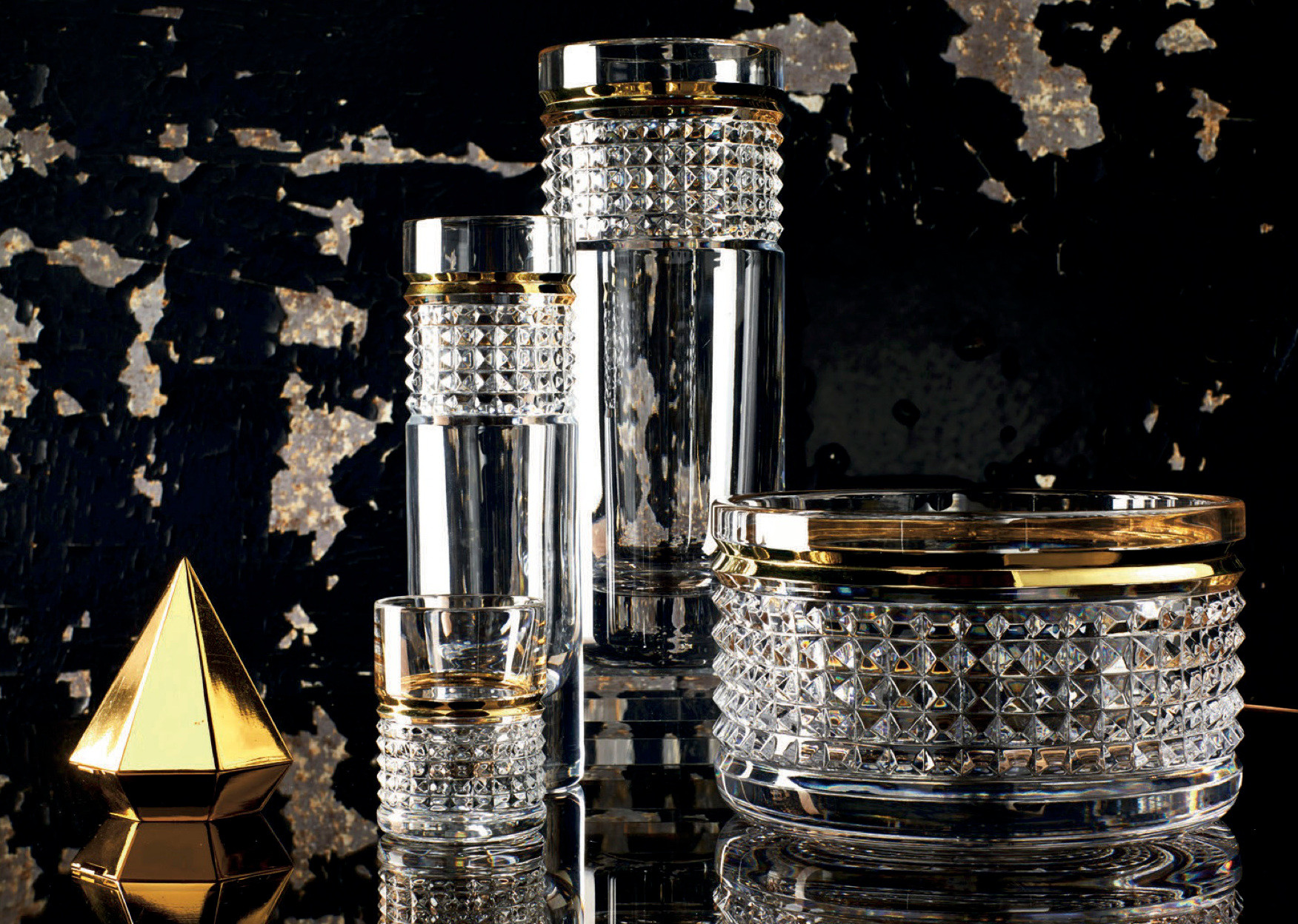 12 Spectacular Waterford Rebel Bud Vase 2024 free download waterford rebel bud vase of jo sampson designfizz with below studded crystal and gold vases glasses and bowls from the rebel collection from left diamond box a55 shot glass a65 per pair bud 