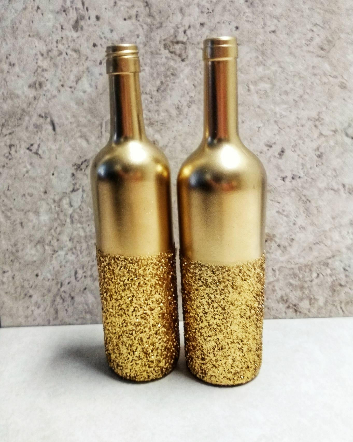 22 Lovely Wine Bottle Vases for Sale 2024 free download wine bottle vases for sale of gold glitter wine bottle set of 2 gold centerpiece gold etsy with dc29fc294c28ezoom