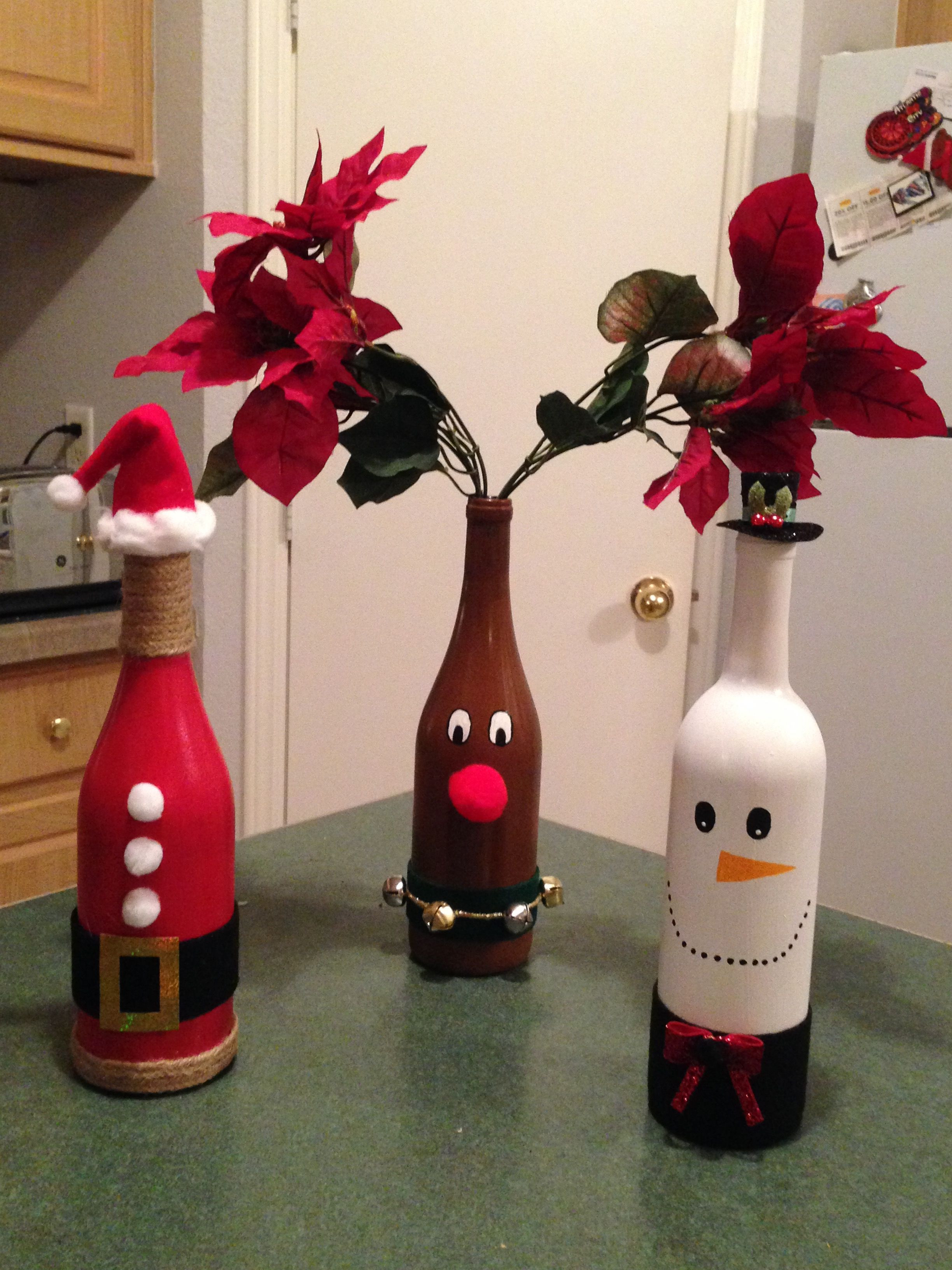 22 Lovely Wine Bottle Vases for Sale 2024 free download wine bottle vases for sale of pin by christy scott on my decorated painted wine bottles within christmas crafts to make christmas tree decorations christmas gift ideas holiday crafts