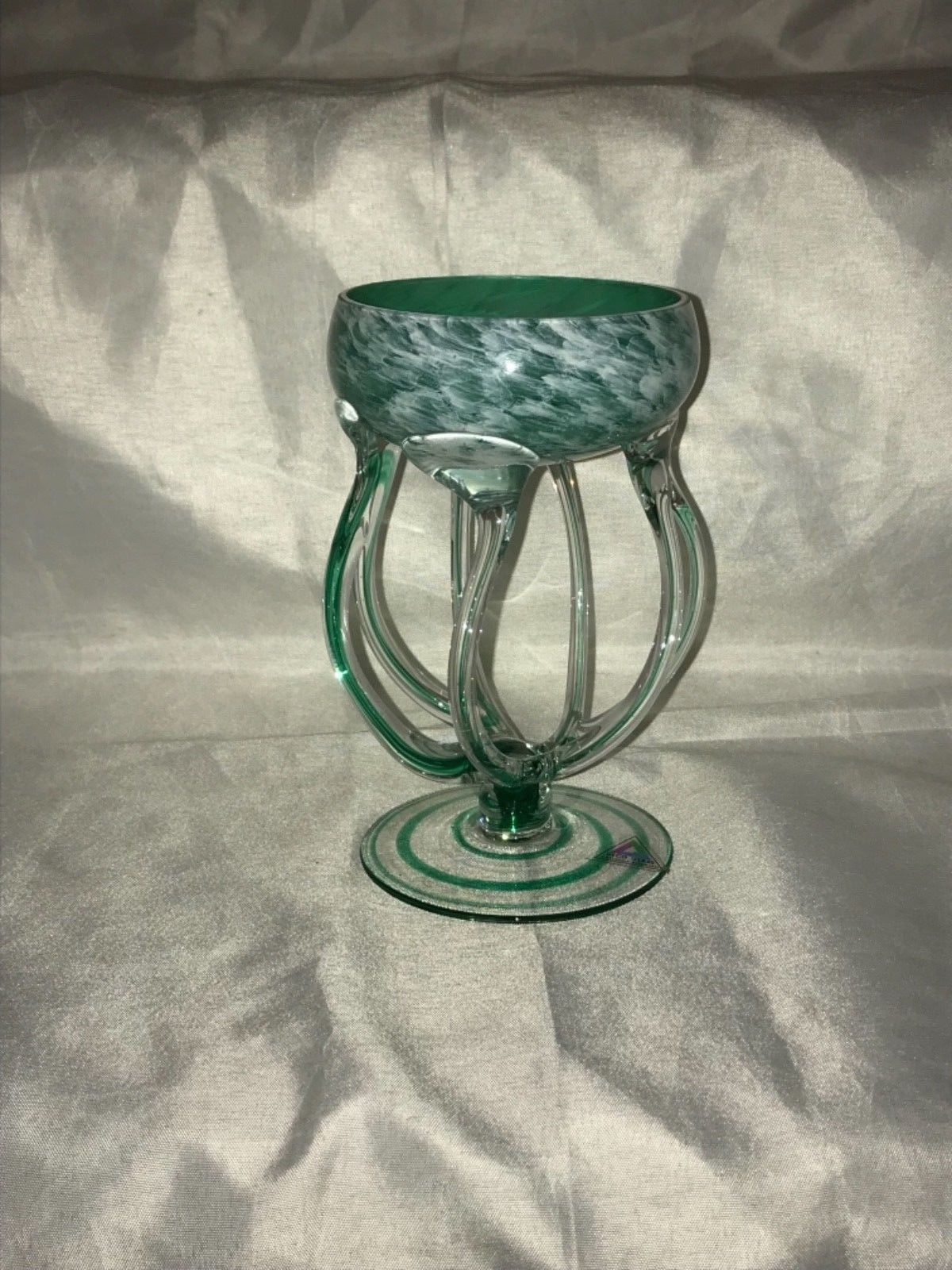 15 Recommended Yellow Hand Blown Glass Vase 2024 free download yellow hand blown glass vase of green emerald art deco glass jozefina krosno poland hand blown inside 2 of 8 green emerald art deco glass jozefina krosno poland hand blown octopus jellyfish