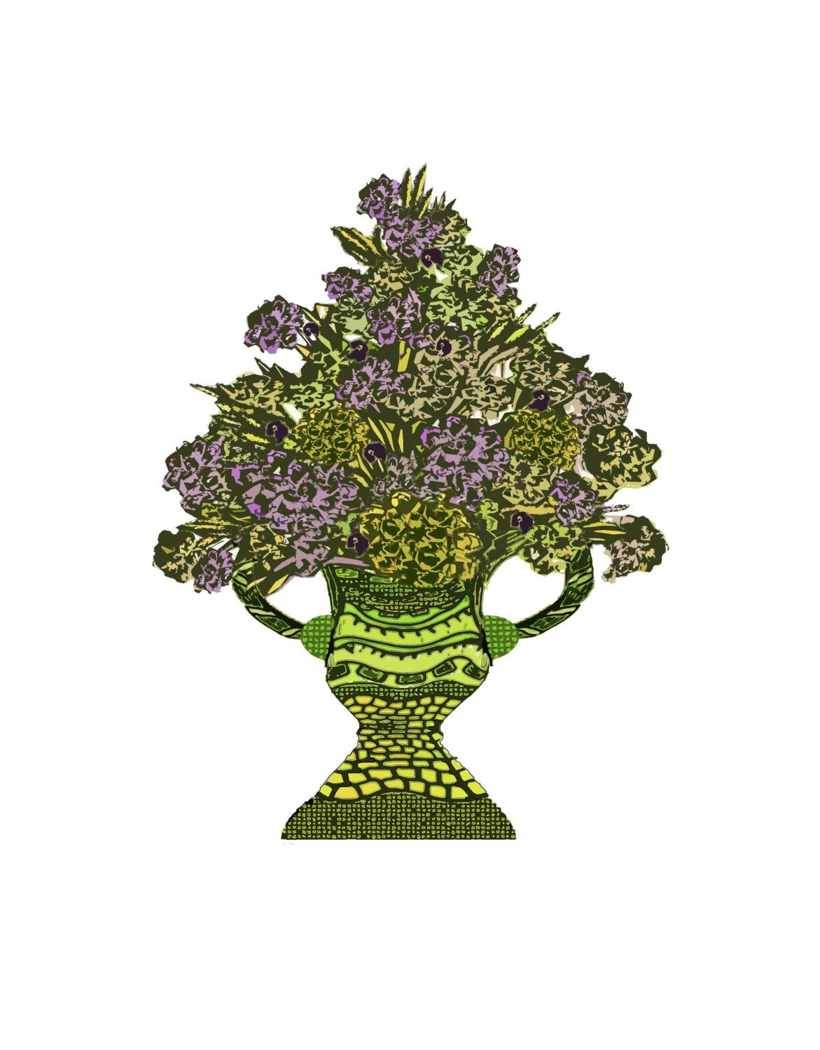 15 Awesome Yellow Polka Dot Vase 2024 free download yellow polka dot vase of modern flowers wall art plum and green purple and green with dc29fc294c28ezoom